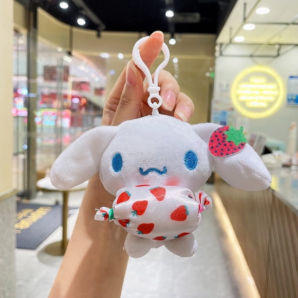 Sanrio Kuromi My Melody-Llavero de peluche Kawaii para niños, accesorios de Anime, dulces, juguetes de peluche para niños, regalo de Halloween Fivean unisex