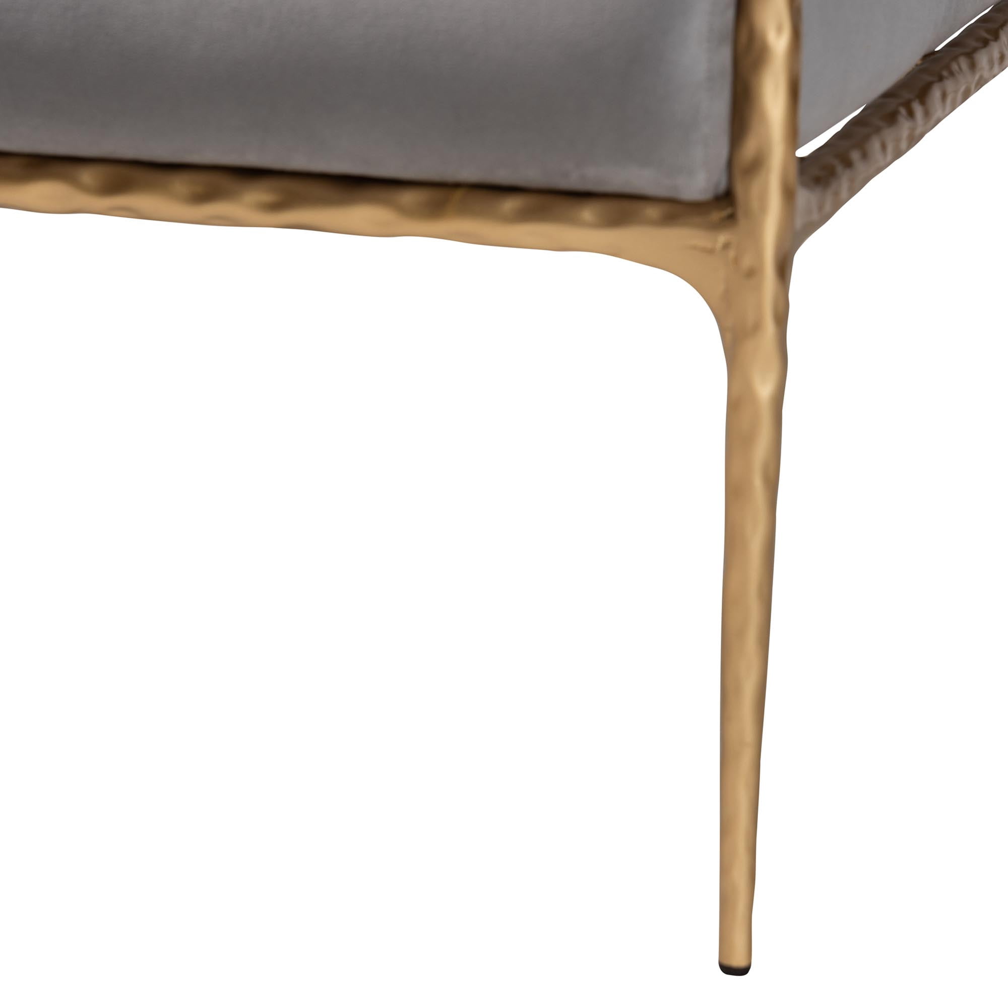 Baxton Studio Ilmari Modern Lounge Chair, Gold