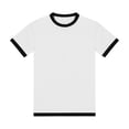 thumbnail image 4 of Bnwani Boys T Shirts Solid Color Crew Neck Girls Shirts Fashion Tee White Sizes 3-11, 4 of 9