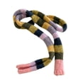 thumbnail image 4 of Wmool With Warm Color Splicing Contrast Striped Scarf Long Narrow Scarves Winter, 4 of 8