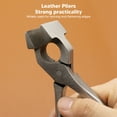 thumbnail image 3 of Leather Press , Handwork Strong Practicality Leather Flatten  Stainless Steel Save Effort Long Handle  for Handbags, 3 of 8