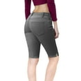 thumbnail image 2 of Hybrid & Company Women's 11.5 inch Inseam Stretchy Denim Bermuda City Short, 2 of 3
