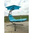 thumbnail image 3 of The Vivere Original Dream Chair™ with Polyester Cushion and Umbrella - True Turquoise, 3 of 4