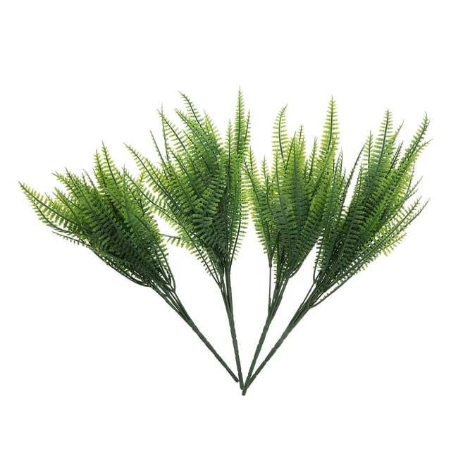 BESTYASH 4Pack Aquarium Grass Decor Faux Greenery Stems Realistic Plastic For Fish Tank Home Interior