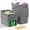 Gray, variant on 12 Pack Plastic Storage Baskets for Organizing, Storage Baskets for Shelves with Handles, Small Storage Bins with Labels, Organizer Baskets for Cabinet,Closet, Office