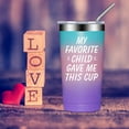 thumbnail image 5 of Mom Gifts from Daughter - Mothers Day Gifts for Mom - Fathers Day Gift for Dad from Son, Kids, Child - Christmas Birthday Gifts Tumbler Cup, 5 of 6