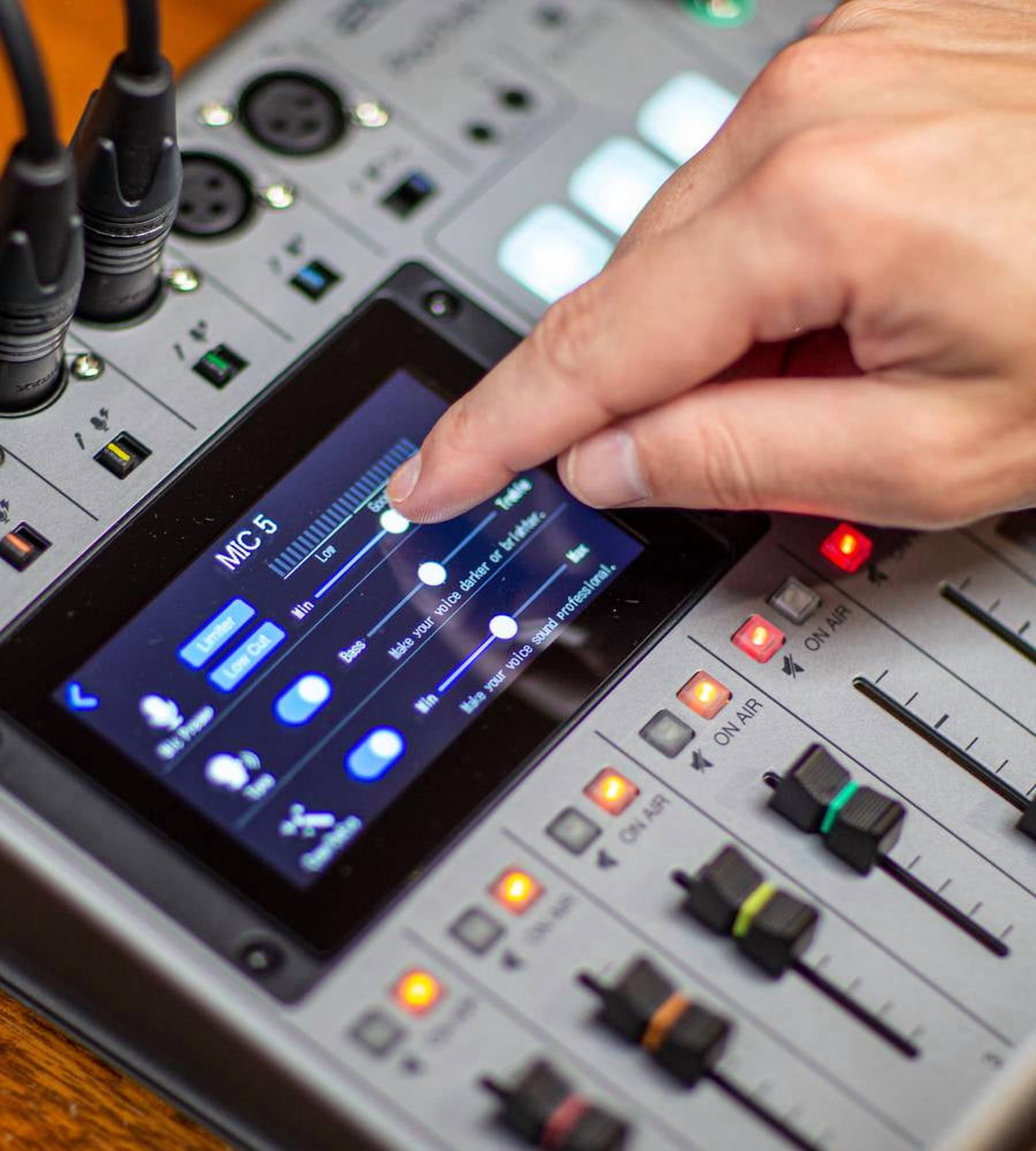 Zoom PodTrak P8 Portable Multitrack Podcast Recorder + BTA-2 Bluetooth Adapter for PodTrak Recorders + Pack of 4 Zoom ZDM-1 Podcast Mic Pack + More
