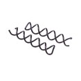 thumbnail image 3 of 12 Uds. Horquillas en espiral para el pelo, horquillas giratorias, puntas redondas antiarañazos, pasador de pelo con tornillo giratorio para mujer, moño, estilo de pelo DIY, 3 of 5