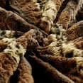 thumbnail image 5 of Home Soft Things Animal Double Sided Faux Fur Throw - Brushed Leopard - 60" x 80" Jumbo, 5 of 6