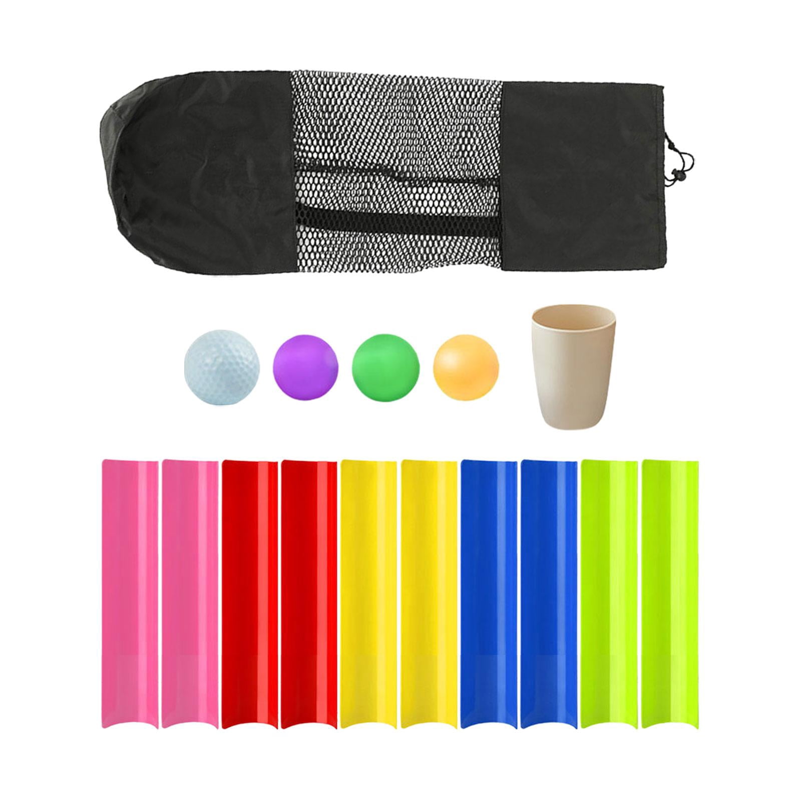 Rushawy Pipeline Challenge Game with Storage Bag Field Day Game Golf Balls Pipeline Kits 40cm