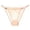 Beige, variant on Elegant Lace Panties for Women Seamless Thin Strap Sheer Comfort Underwear Black XL