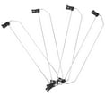 thumbnail image 4 of Commodity Board Classification Baffle 4pcs Double-Layer Iron Commodity Divider Store Goods Shelf Divider Supermarket Organization Storage Rack Dividers 30-31cm, 4 of 5