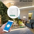 thumbnail image 3 of Interrupteur Relais WiFi Intelligent, Mini Module de Contrôle de Rideau pour Modification de la Maison pour Lumière Bidirectionnelle 16A, Compatible avec Alexa, Interrupteur Smart Life, Télécommande Application Tuya, Fonction Minuterie, 3 of 7