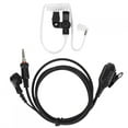 thumbnail image 2 of Auriculares acústicos de tubo de aire impermeables IP54 para radio ICOM ICM33 M25 M34., 2 of 14