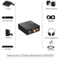 thumbnail image 6 of Rybozen 192KHz Digital to Analog Audio Converter, Toslink Optical to 3.5mm Jack Audio Adapter, 6 of 8