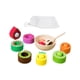 thumbnail image 4 of Bolas en tazas, de madera juguete de clasificación de bolas de arco iris,Juguete de clasificación de colores de frutas,juguetes montessori de aprendizaje,juego de, 4 of 10