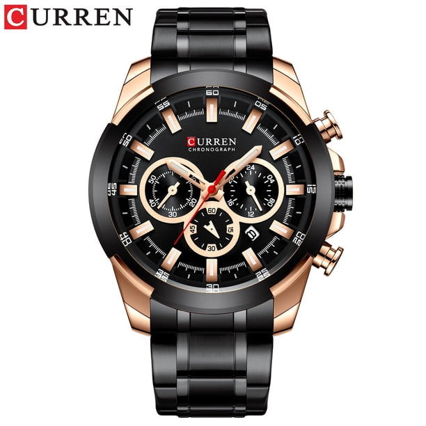 Reloj Curren M8361 Technos para hombre con correa de acero inoxidable