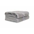 thumbnail image 6 of Dewall Maisons Chic Light Grey 2-Piece Bath Sheet Set - Supreme Cotton, Large 35" x 70" Towels - Soft, Absorbent, Ideal For ComFort & Style, 6 of 10