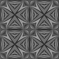 thumbnail image 1 of Ahgly Company Indoor Square Patterned Dark Gray Black Area Rugs, 7' Square, 1 of 6