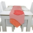 thumbnail image 3 of SKYSONIC Rectangle St Valentine's Day with Hearts Printed Table Runner 13x70in for Wedding Birthday Holiday, 3 of 5