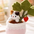 thumbnail image 4 of Plush Toy Sunflower Bear Potted Creative Soft Stuffed Animal Figure Home Desk Decor 1 Pack, 4 of 7