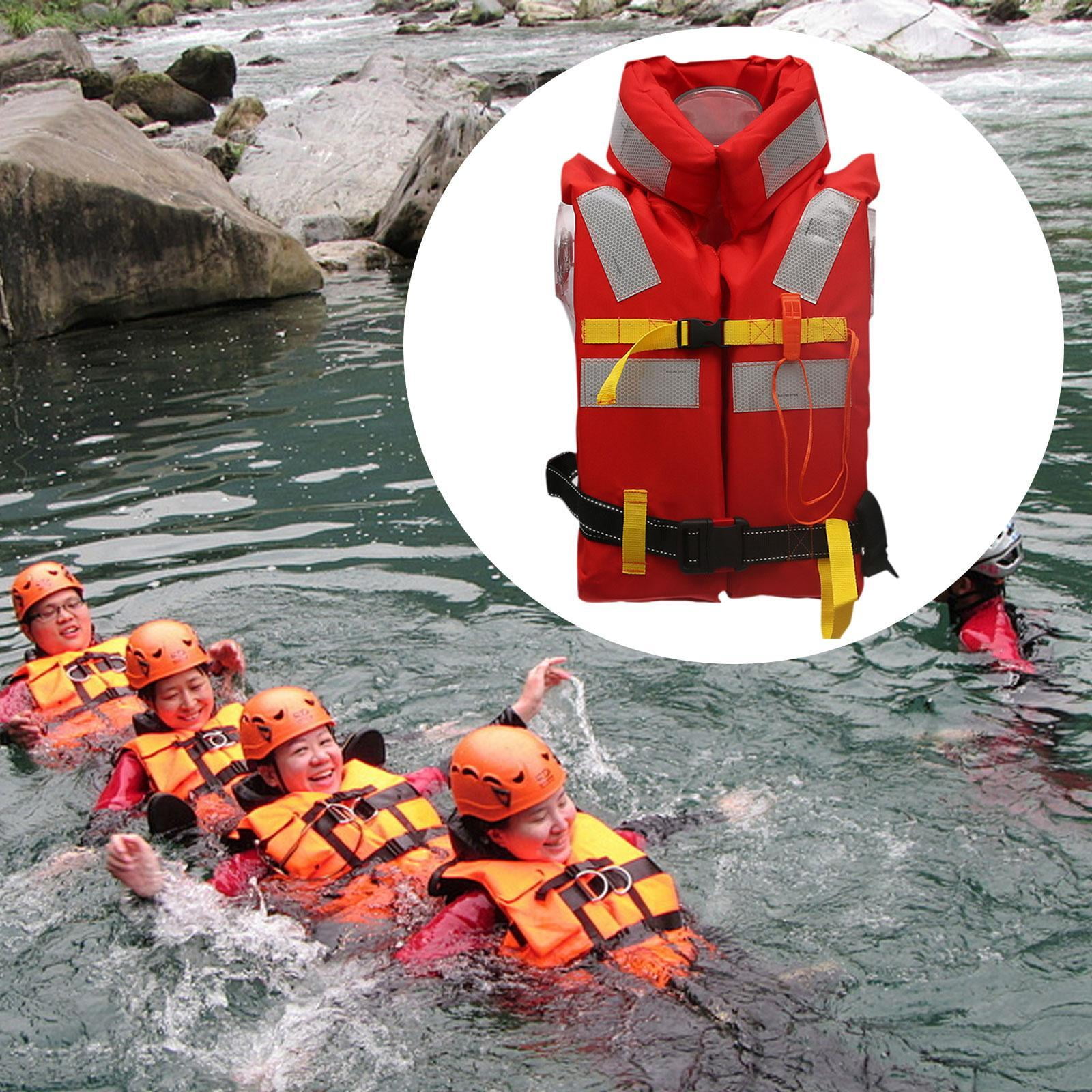 DimyFew Marine Life Jacket Lightweight Life Vest for Beach Gear Buoyancy Watersports Adults Hooded