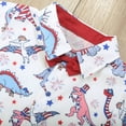 thumbnail image 2 of Futezty Toddler Boys Clothes Summer Outfit Sets, Toddler Baby Boy Outfit Cart Hole Shirt Shorts Set Summer Vocation Clothes, 2 of 8