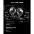 thumbnail image 4 of R1 Concepts Front Rear Brakes and Rotors Kit |Front Rear Brake Pads| Brake Rotors and Pads| Super Duty Brake Pads and Rotors| Hardware Kit|fits 2003-2017 Chevrolet Express 2500; GMC Savana 2500, 4 of 5