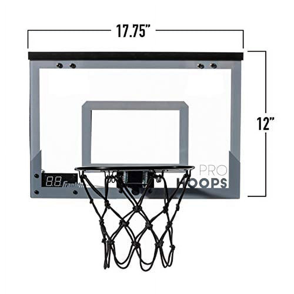 Franklin Sports Over-The-Door Mini Basketball Hoop, Black Red • Price »