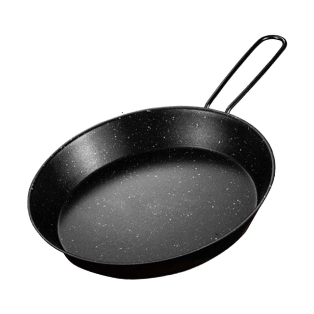 harper Camping Fry Pan Multifunctional Cooking Griddle for Kitchen Fishing Barbecue 16 cm Diameter