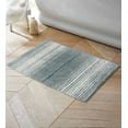 thumbnail image 2 of Home Weavers 100% Cotton Gradation Collection Bathroom Rug s | Bathroom Decore | Washable Rug | Bathroom Mat | Kitchen rug | Bathroom Rug Set | Bath Mat Set | Bath Floor Mat Non Slip, 17"x24", Gray, 2 of 6