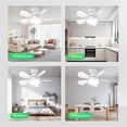 thumbnail image 5 of Socket Ceiling Fans with Lights and Remote, 5 of 5