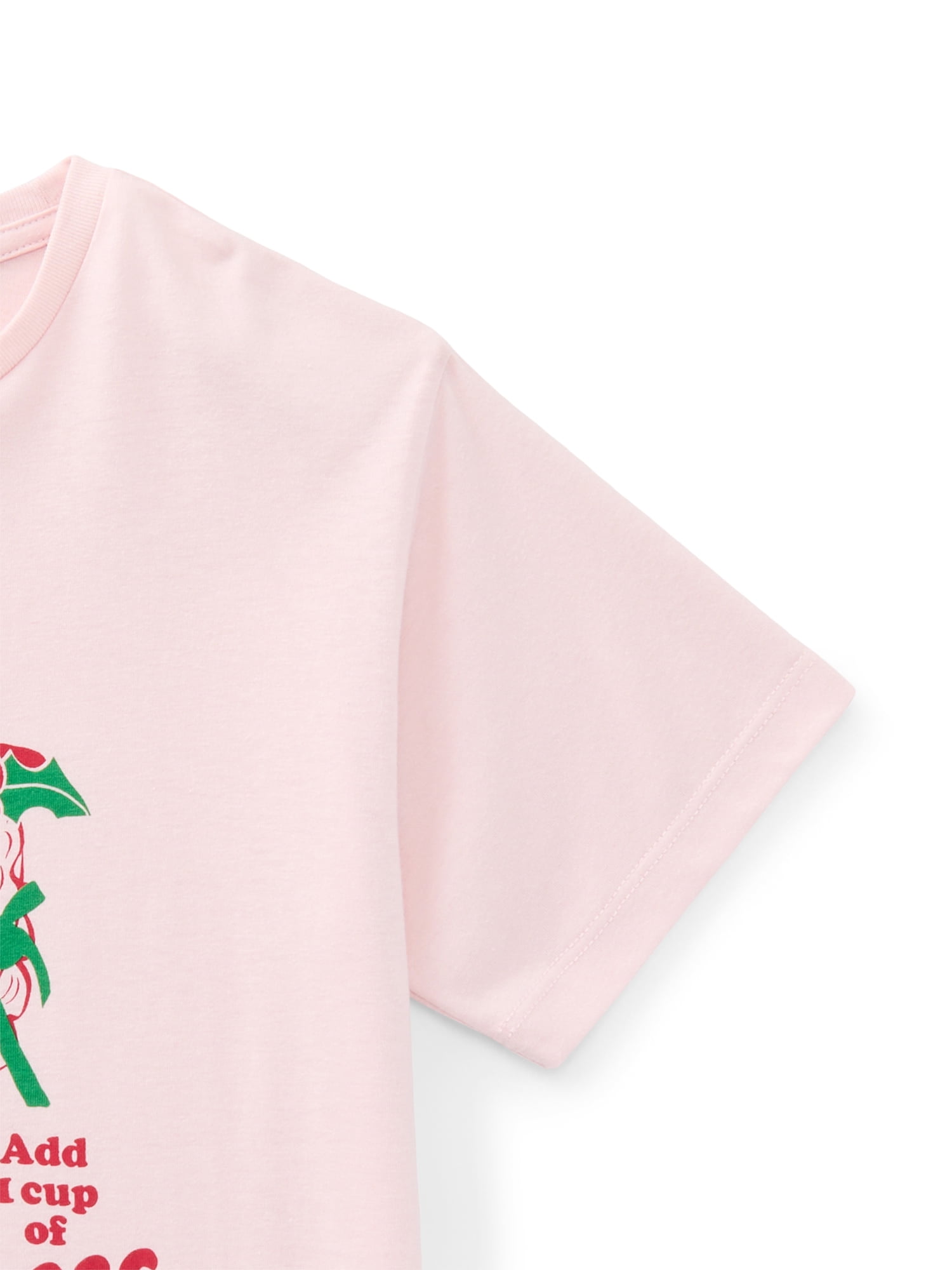 Wonder Nation Girls Cake Mix Graphic Tee with Short Sleeves, Sizes 4-18