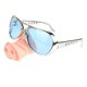 thumbnail image 3 of Gafas de nariz grande de cerdo jinwen Gafas de sol de fiesta para niños azul 15 cm x 7 cm, 3 of 8