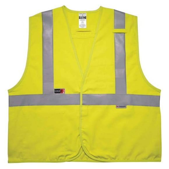 GloWear 21467 FR Type R Class 2 Safety Vest, Lime - 2XL & 3XL