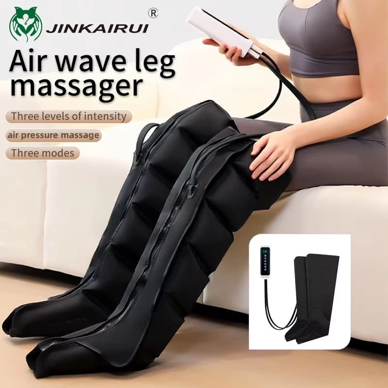 3 Modes Air Compression Massager Leg Foot Boots For Circulation Air Wave Massager Leg Pressure Therapy System Relax ,Easily Operate