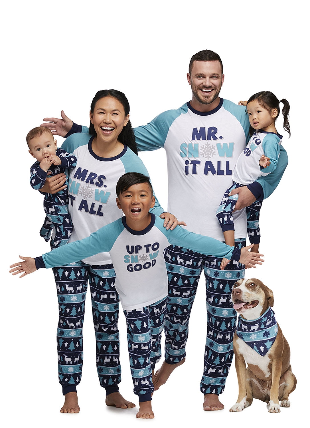 Derek Heart Boys or Girls Merry and Bright Matching Family Pajamas