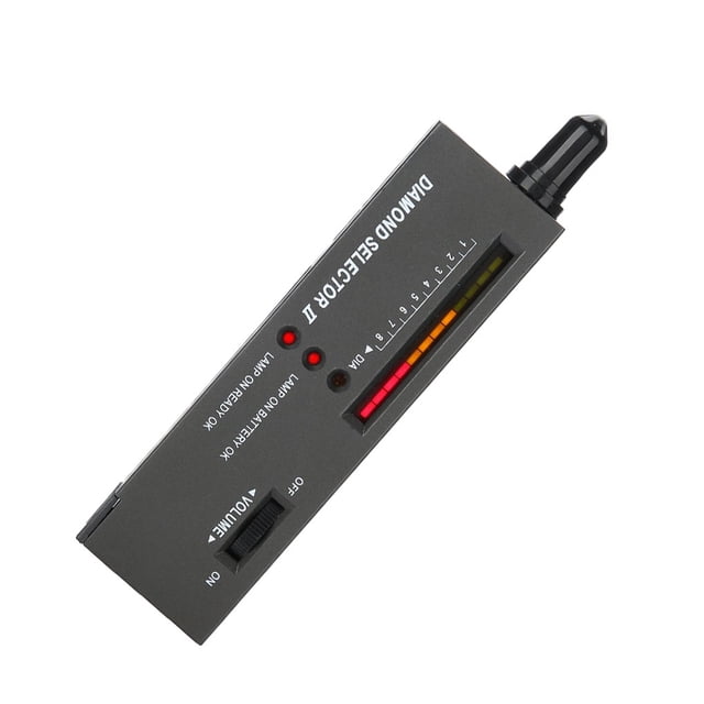 Scienceny Probador electrónico de diamantes de imitación, pluma de prueba de dureza de joyería de 9V, Selector de prueba de bolsillo portátil, equipo Suministros de soldadura Scienceny TO009857-00