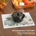 thumbnail image 2 of Thanksgiving Placemats Set of 6 Fall Place Mats Pumpkin Maple Leaves Table Mats Washable Non-Slip Heatproof Woven Placemats for Dining Table (17.7" X 11.8"), 2 of 5