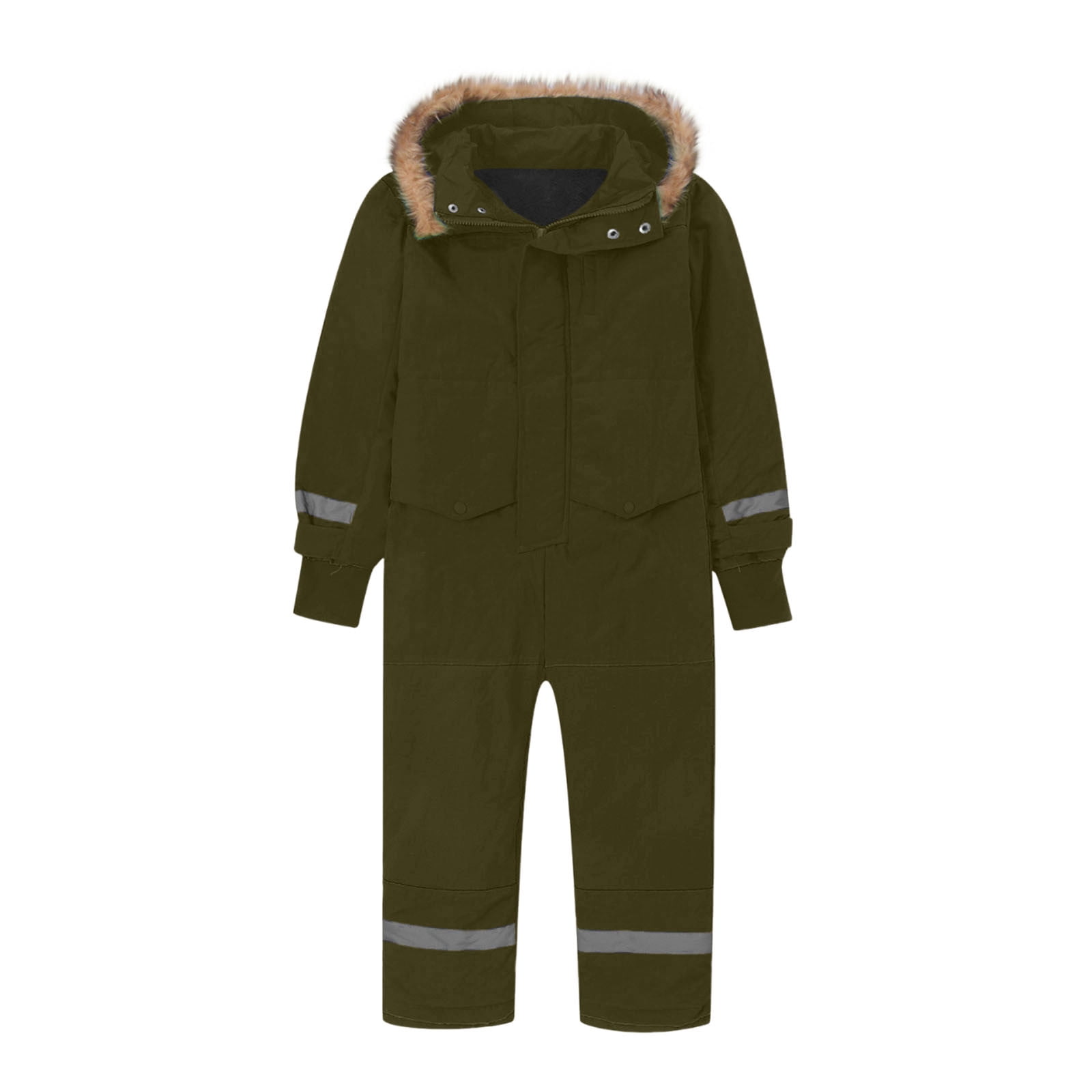 Paiwinds Kids Snowsuit Winter One-Piece with Hood - All Weather Waterproof Suit for Girls and Boys, Warm Puffer Jumpsuit for Outdoor Activities