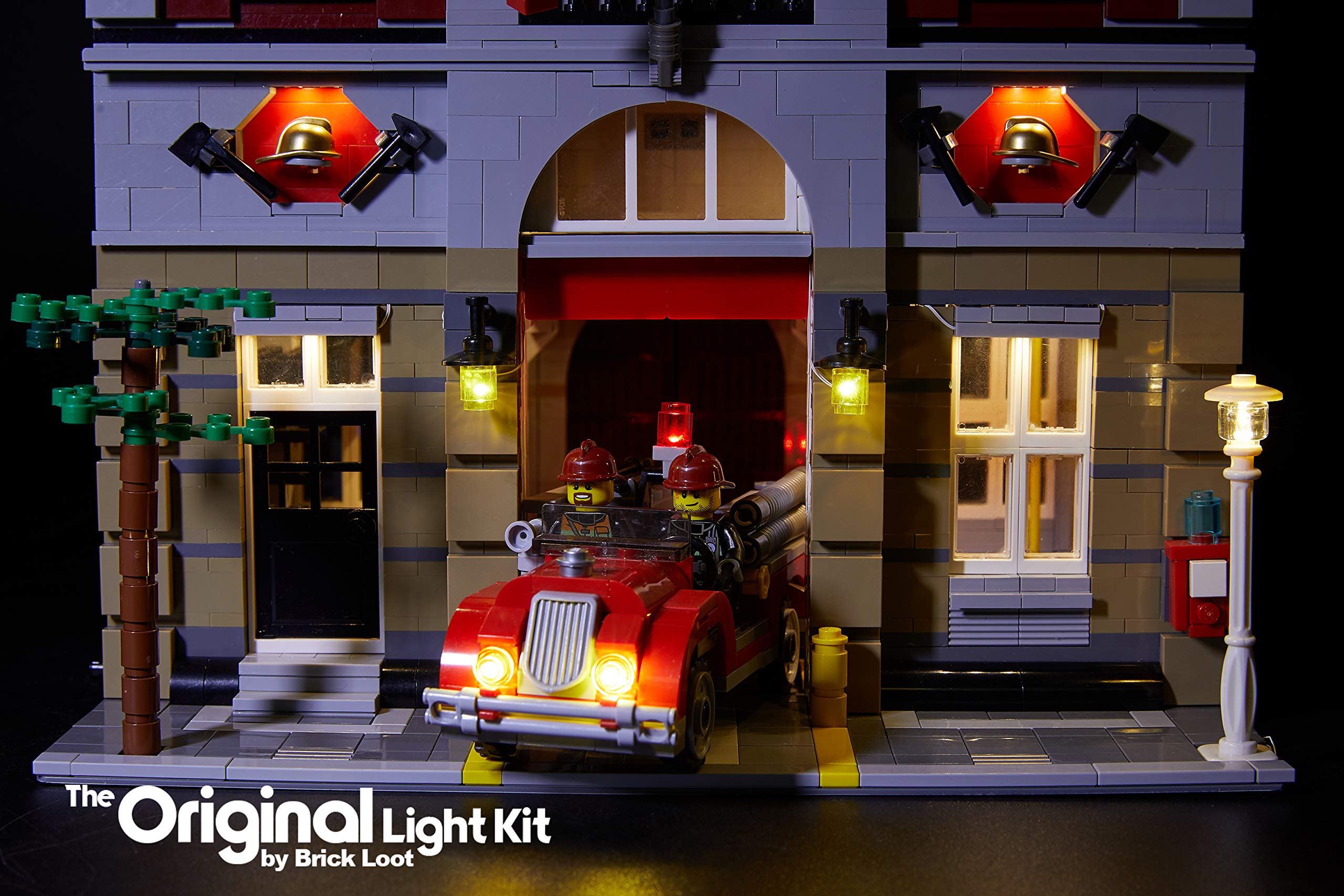 Brick Loot Lighting Kit for Your Lego Fire Brigade Set 10197 (LEGO set not included) - image 4 of 6