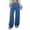 BU2, variant on Women's High Waist Flared Denim Pants Featuring Elegant Embroidery and Comfortable Stretch Fabric for Everyday Casual Wear,BU1,L