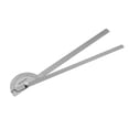thumbnail image 3 of Unique Bargains Stainless Steel Angle Protractor 0 to 180 Degrees Round Head Finder Measuring Ruler General Tool w 30cm Two Arm, 3 of 5