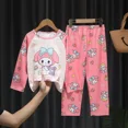 thumbnail image 4 of Ensemble de Pyjama Mignon pour Bébé Fille - Manches Longues, Pantalon Long, 2 Pcs, Printemps Automne, 4 of 6
