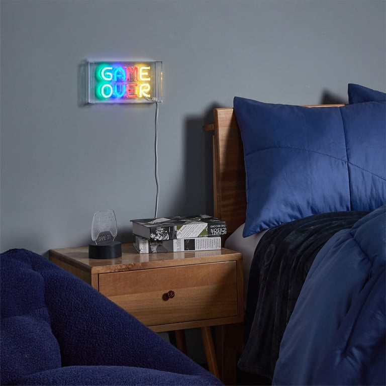 American Kids Game Over Neon Acrylic Lamp Box, 9