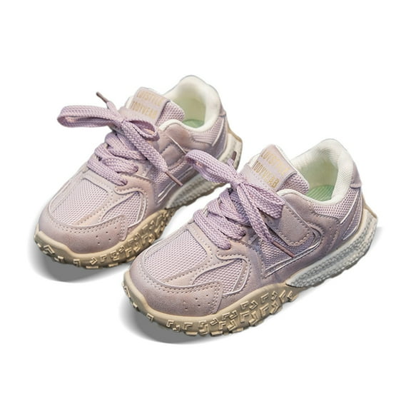 REDARER Kids Breathable Mesh Sneakers - Lightweight Dad Shoes & Casual Shoes, Comfortable White Footwear for Boys & Girls,Size:32