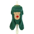 thumbnail image 1 of Pet Clothes Dog Hoodie Hooded Sweatshirt, Christmas Pet Cartoon Pattern Four-legged Hooded Coat Button Closure Dog Clothes, 1 of 8