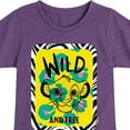 thumbnail image 3 of The Lion King - Wild & Free Simba - Toddler & Youth Girls Short Sleeve Graphic T-Shirt, 3 of 5