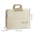 thumbnail image 6 of A4 Plastic File Folder with Lock Handle Portable Box File Waterproof Filing Supplies Multi-Purpose Document Bag B, 6 of 6