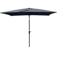 thumbnail image 6 of XCJDILAO 6 x 9ft Patio Umbrella Outdoor Waterproof Umbrella with Crank and Push Button Tilt without flap for Garden Backyard Pool Swimming Pool Market, 6 of 7